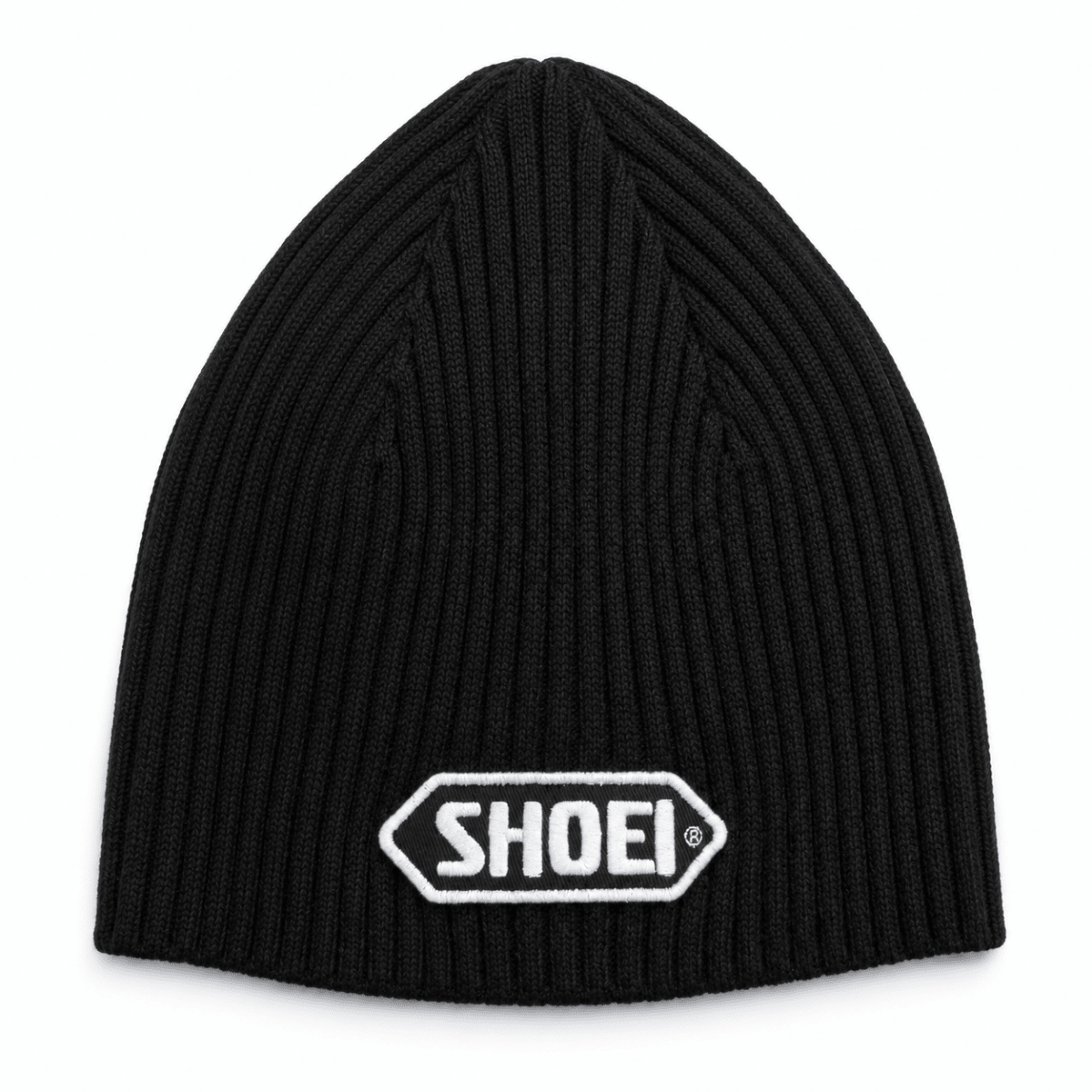 SHOEI Black & White Ribbed BeanieMerchandiseSHOEI UK