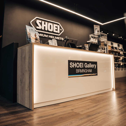 Inside SHOEI Gallery Birmingham - SHOEI UK