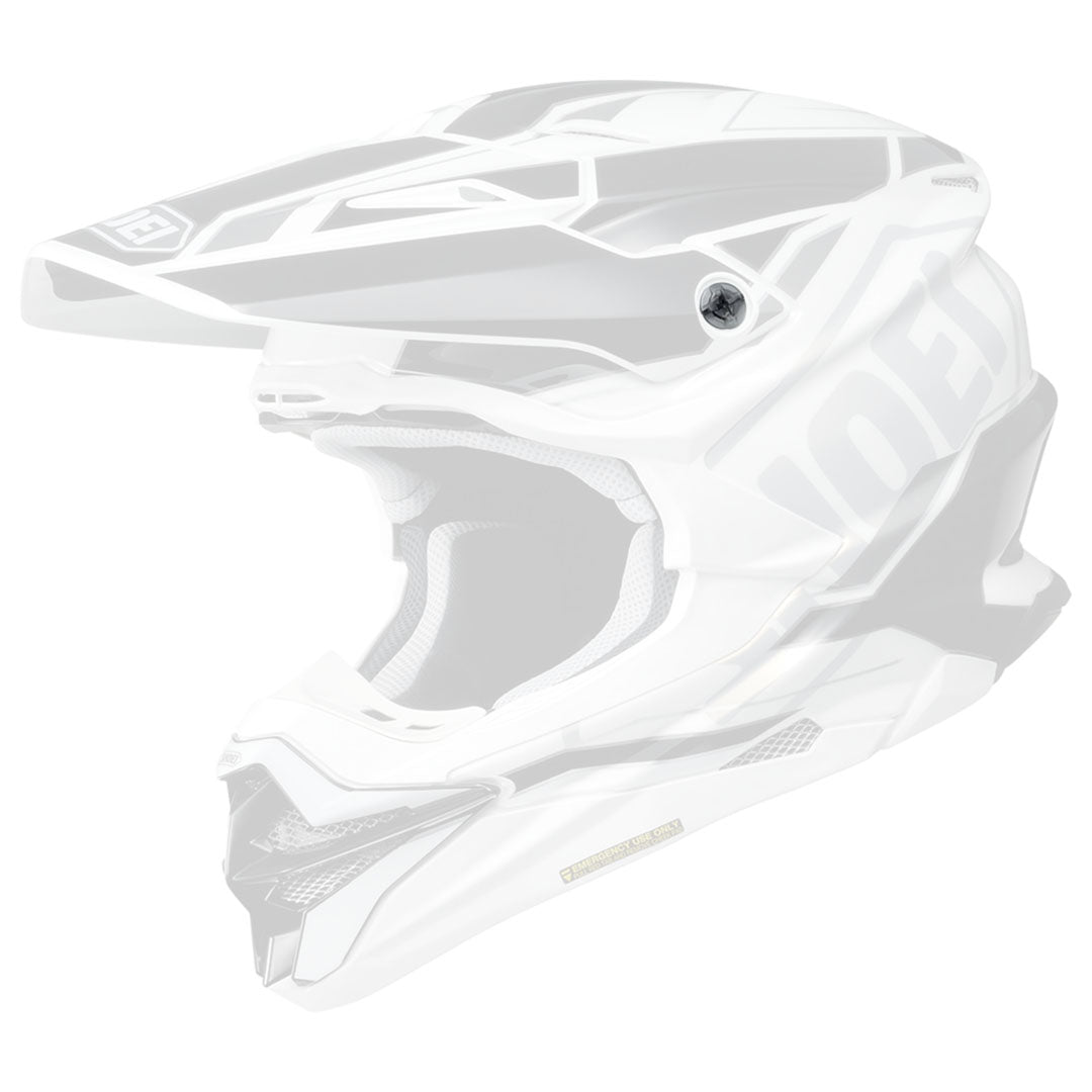 Shoei VFX - WR Peak Screws SmokeScrewsSHOEI UK
