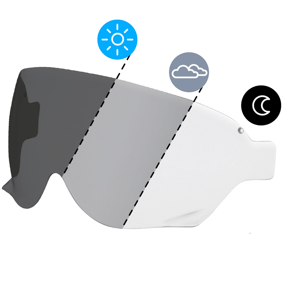 Shoei Visor J.O./Ex - Zero Photochromatic Clear [Not Legal For Road Use]VisorsSHOEI UK