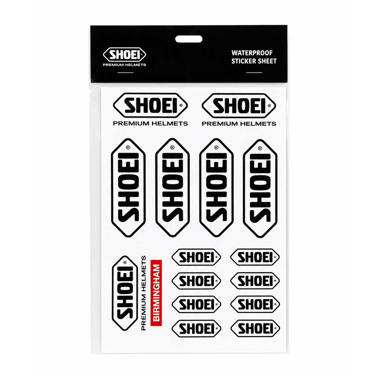 SHOEI Gallery Sticker Sheet (15 Stickers)MerchandiseSHOEI UK