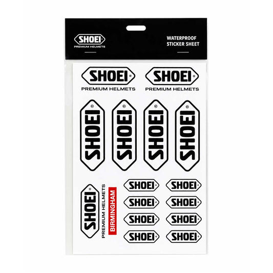 SHOEI Gallery Sticker Sheet (15 Stickers)MerchandiseSHOEI UK