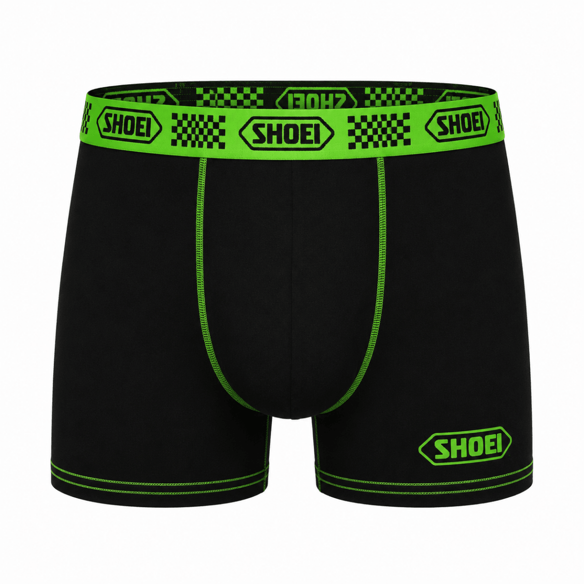 SHOEI Mens Green Boxer ShortMerchandiseSHOEI UK