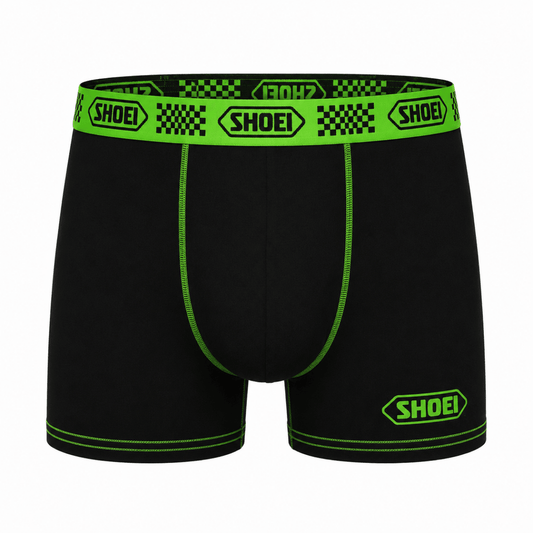 SHOEI Mens Green Boxer ShortMerchandiseSHOEI UK