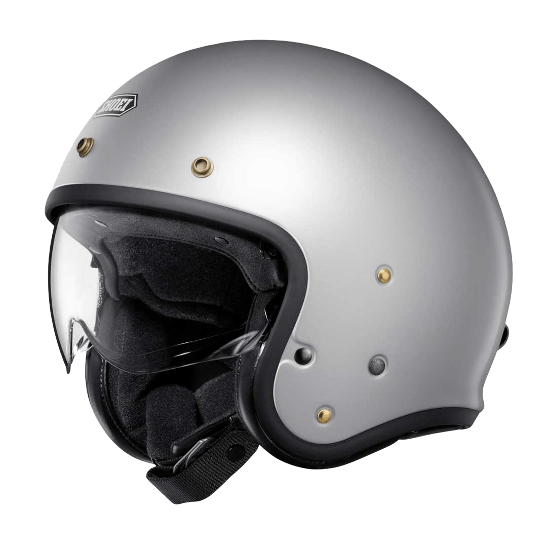J.O2 Matt Light Silver HelmetHelmetSHOEI UK