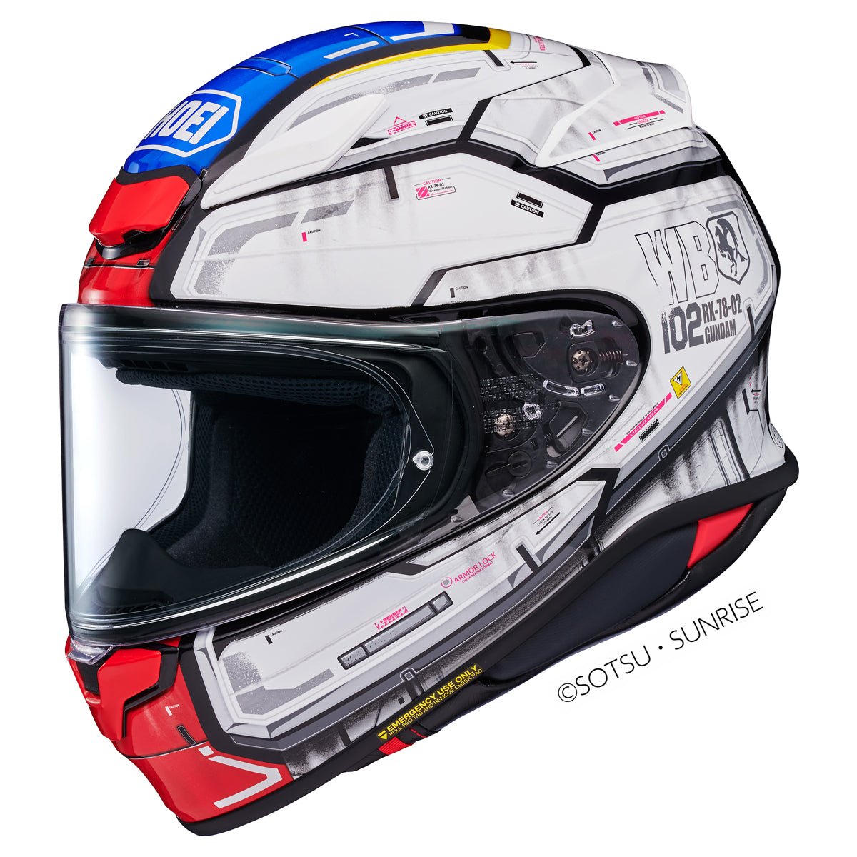 NXR2 RX - 78 - 02 Gundam TC - 10 HelmetHelmetSHOEI UK