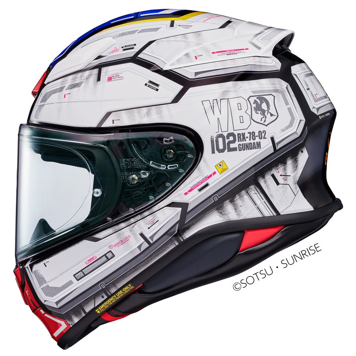NXR2 RX - 78 - 02 Gundam TC - 10 HelmetHelmetSHOEI UK