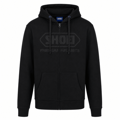 SHOEI Black Zipped HoodieMerchandiseSHOEI UK