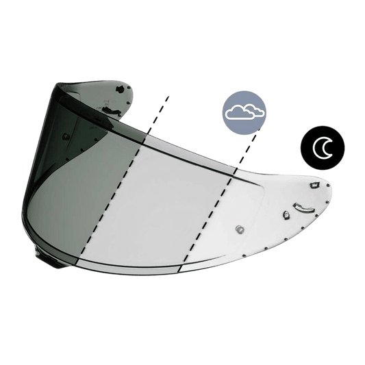 Shoei CWR-F2PN Photochromic Visor | Track Use Only