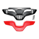 NXR2 Lower Air Intake Shine Red