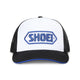 SHOEI Trucker Cap - White with Blue Logo