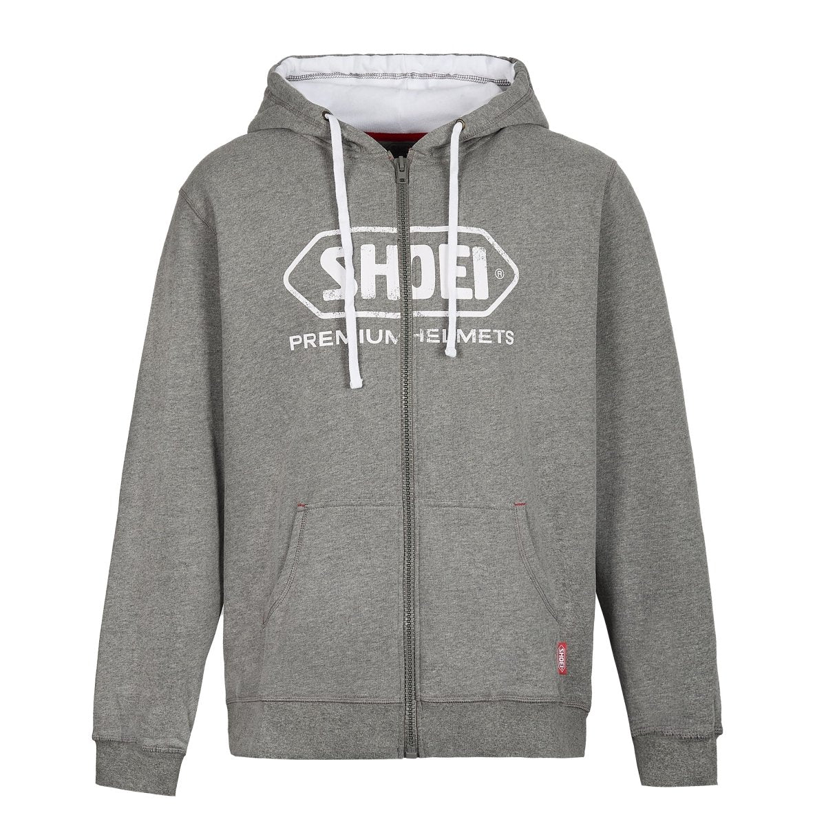SHOEI Vintage 2 Zip - Up Hoodie - GreyHoodiesSHOEI UK