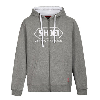 SHOEI Vintage 2 Zip - Up Hoodie - GreyHoodiesSHOEI UK