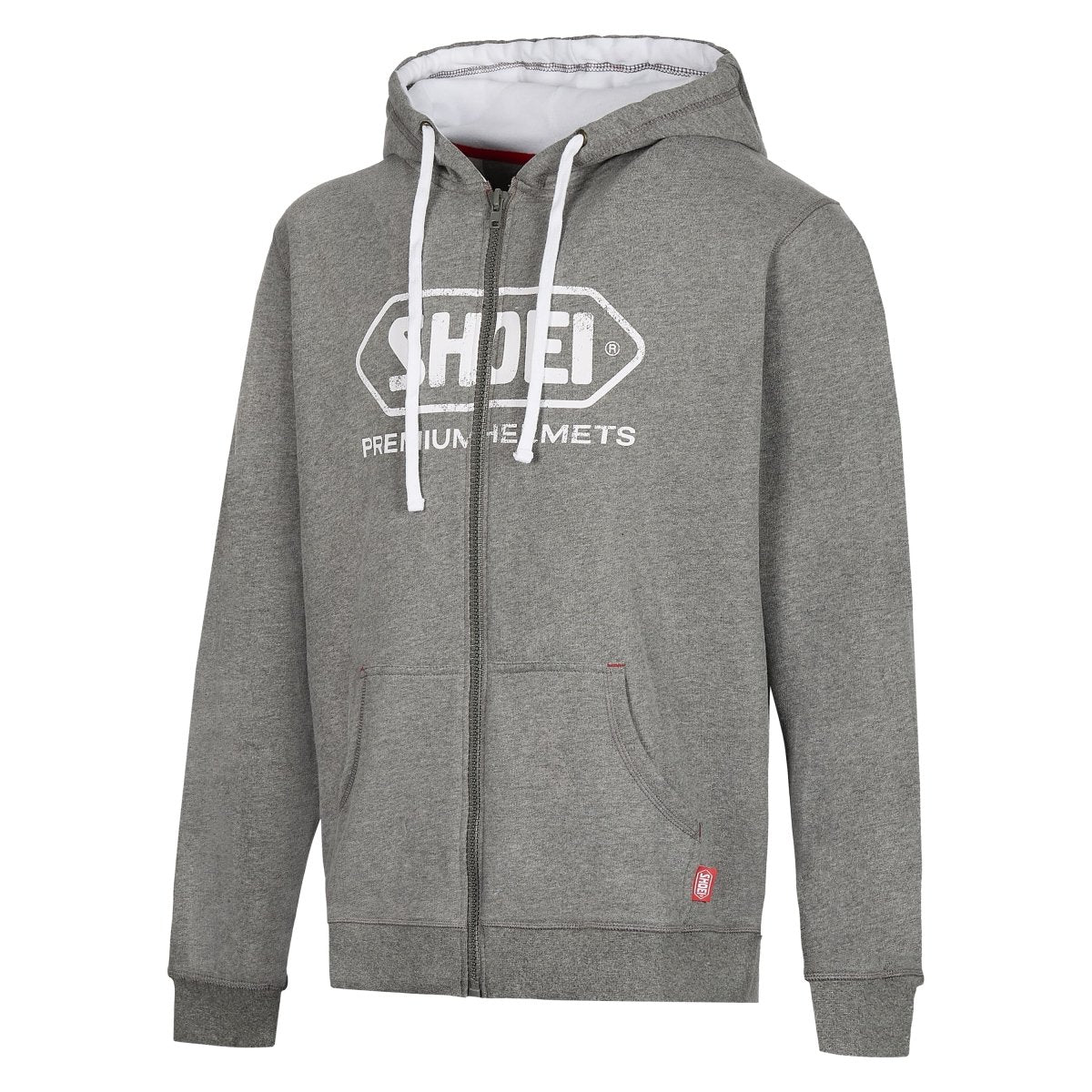 SHOEI Vintage 2 Zip - Up Hoodie - GreyHoodiesSHOEI UK