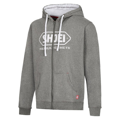 SHOEI Vintage 2 Zip - Up Hoodie - GreyHoodiesSHOEI UK