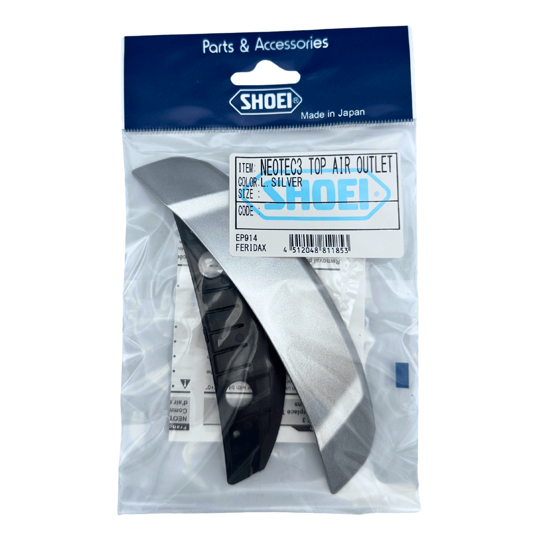 Shoei Neotec 3 Top Air Outlet Light SilverSHOEI UK