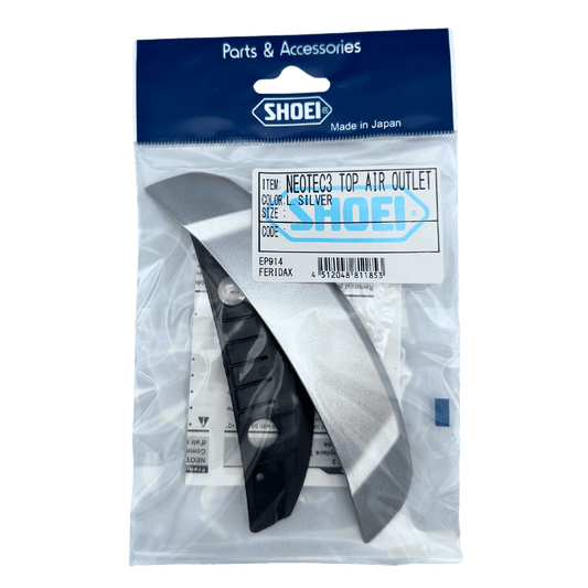 Shoei Neotec 3 Top Air Outlet Light SilverSHOEI UK