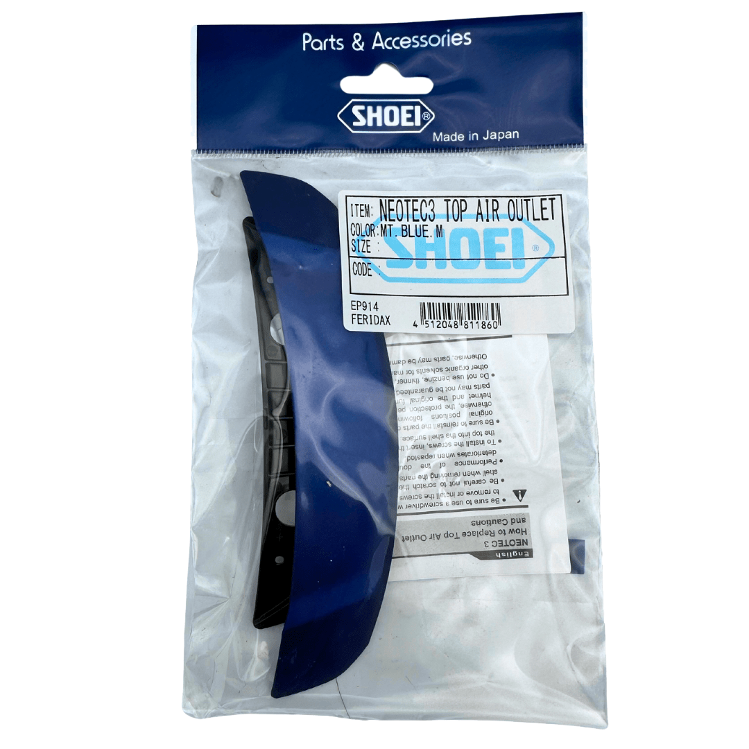 Shoei Neotec 3 Top Air Outlet Matt Blue MetallicSHOEI UK